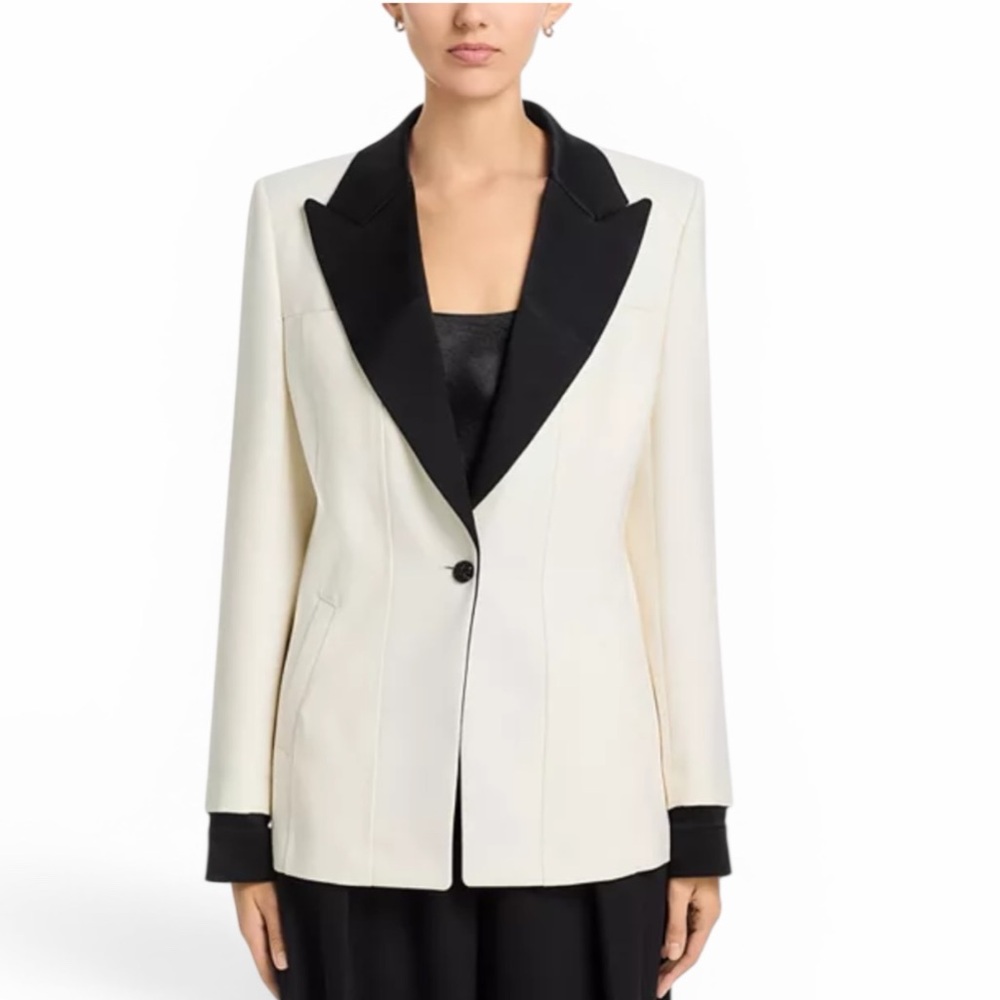 Kobi Halperin Ivory/Black Camille Jacket
